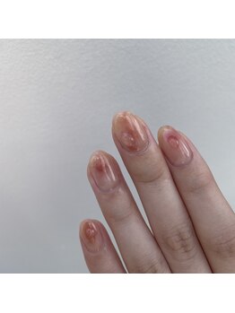 リノ(lino)/桃ネイル