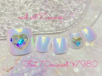 ネイルアート ジマー/フット◆70minart¥7980/学割あり