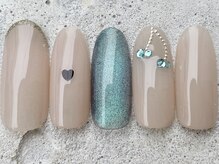 フリークネイル(FREAK Nail)/さくらんぼストーンハート ¥8500