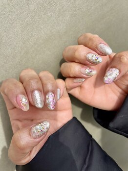 サラソージュ アチワ ネイル(SARA SO-JU ACHIWA NAIL)/持ち込みデザイン6本