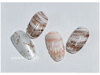 アヤメ(AYAME)/貝殻ネイル