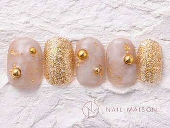 ネイルメゾン 渋谷店(NAIL MAISON)/もやもやニュアンス￥5800