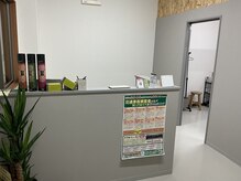 かたぎり整体院 接骨院 関市はば院の雰囲気（受付）