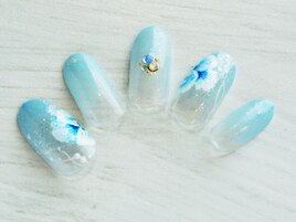 ブルー×flower