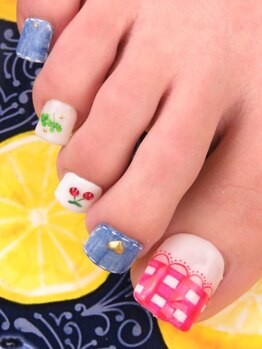 カラーズ 浜松店(colors)/ギンガムチェック×デニム(^^)/