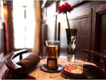 ルミナス/施術後のお茶&お茶菓子