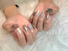 アンガット(angot.)/クリスマスニットネイル