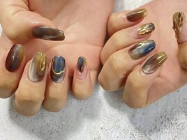 水彩ネイル