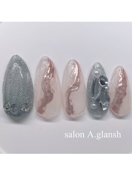 サロン アグランシュ(salon A.glansh)/デザイン選び放題☆