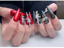 メオネイル(MEO NAIL)/チップ長出しxパーツ2個