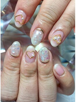 アイリッシュネイル 久屋大通店(Irish Nail)/ハート×シェル
