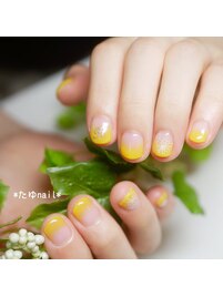 イエローhappy☆nail