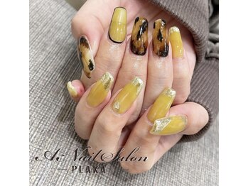 エーネイルサロン プラーカ本店(A-Nail Salon)/べっ甲レオパードネイル