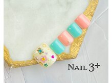 ネイルスリープラス(Nail 3+)/【フット】Pop ＆ Cute Flower