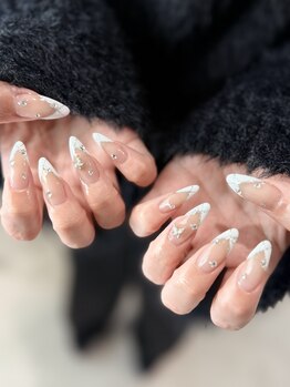 ジアネイル(Jia nail)/変形フレンチ