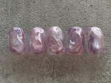 エールルーム 中目黒(aileroom)/ピンクパープル　ぽこぽこアート