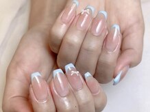 アイネイルズ 四条河原町店(I-nails)/フレンチ×チーク