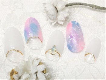 ネイルズガッシュ 蒲田東口店(NAILsGUSH)/*シフォンフラワー*