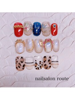ネイルサロン ルート 二子玉川(nailsalon route)/9月キャンペーンネイル☆