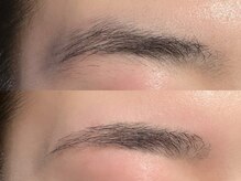 アイブロウドット 大宮(iBROW.)/美眉スタイリングbefore→After
