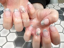 チャンティックネイル(cantik nail)/ラメフレンチ♪Sebelasコース