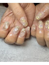 ぷっくりニュアンスネイル