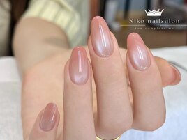 オンブレフレンチ / 冬ネイル