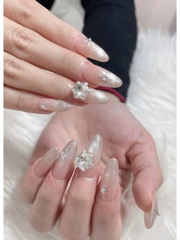 キアラネイルサロン/チップ長さだしマグネット