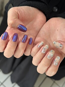 チグハグフラッシュホロフラワー