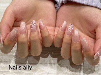 ネイルズアリー 立川店(Nails ally)/ギャラクシー×マグネット×秋冬