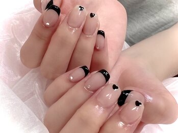 ネオリーブドレスネイルアンドアイラッシュ(Neolive dress nail&eyelash)/＊持ち込みフレンチデザイン＊