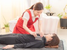 深部リンパマッサージで流します。デトックスしやすい身体に