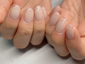 スキニーラメフレンチ