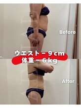 エアリアル 武雄店/2ヶ月経過でマイナス6キロ