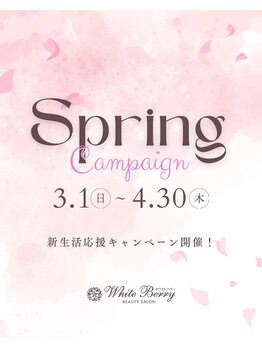 ホワイトベリー 駅前店(White Berry)/春キャンペーン2026開催