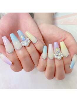 パステルカラーネイル