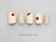 マリーネイルズ 近鉄あべのハルカス店(MARIE NAILS)/新規様6000円 シンプル 1110b