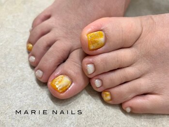 マリーネイルズ 青山店(MARIE NAILS)/フット7700円定額デザイン0731b