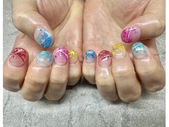 ネイルサロンファストネイルプラス 新宿店(FAST NAIL PLUS)/2025夏ネイル【水風船ネイル】
