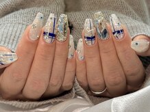 ワンホンチェックネイル♪