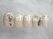 花柄英字トレンド¥7500