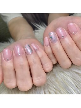 アオマリー(Aomalie)/クリアピンクネイル ¥8,690