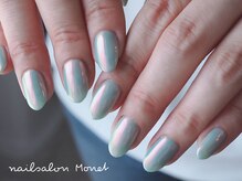 ネイルサロン モネ(Monet)/うるうるミラーワンカラー