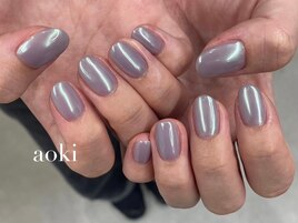 うるうるオーロラネイル