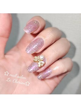 #キラキラネイル