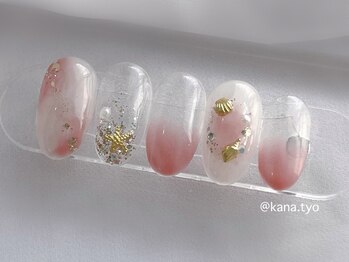 リンクネイル 渋谷(LINK NAIL)/8月韓国ワンホン定額☆¥7930