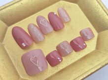 ネイルクリニック(NAIL CLINIC)/フットジェルネイル/秋/デザイン