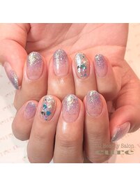 ラメグラデーション