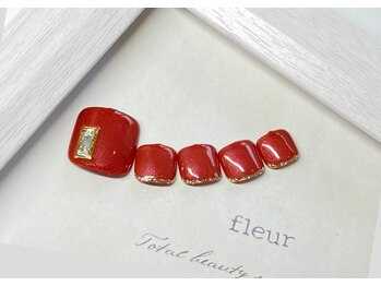 トータル ビューティ サロン フルール(Total Beauty Salon FLEUR)/フットネイルCコース8800円
