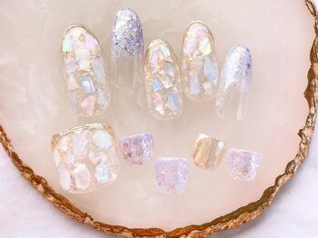 ネイルサロンフォーユー(for u)/H &Fお揃いデザイン♪￥13980